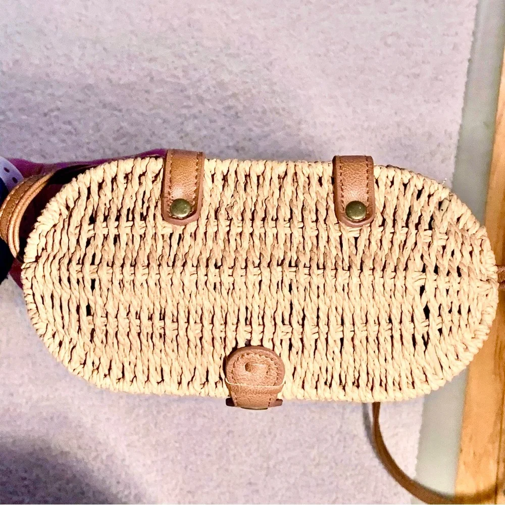 Billabong Long Strap Straw Basket Purse **NEW!!🎁🆕**